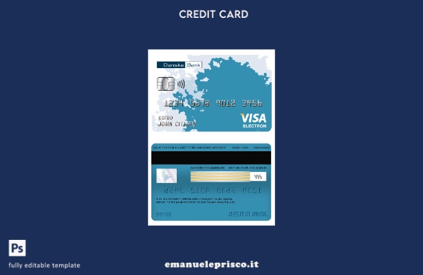 stile verificato Modello di carta elettronica per visto finlandese Danske bank